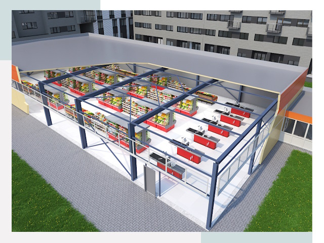 Строительство магазинов в Белая Калитва от 622 руб. за м²