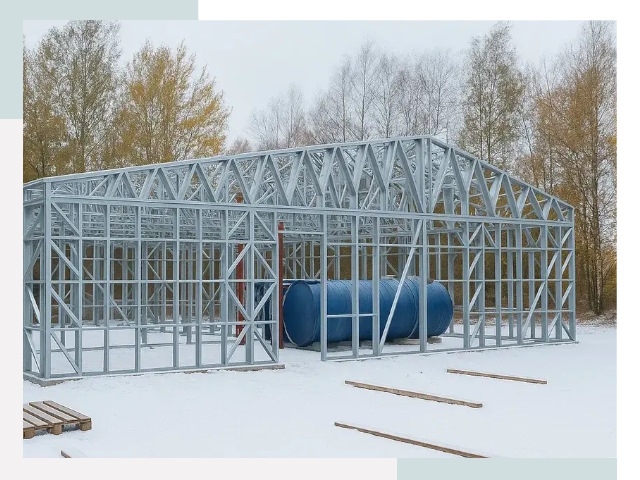 Металлические ангары в Белой Калитве