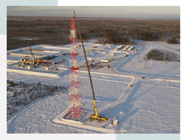 Мачты связи в Белой Калитве