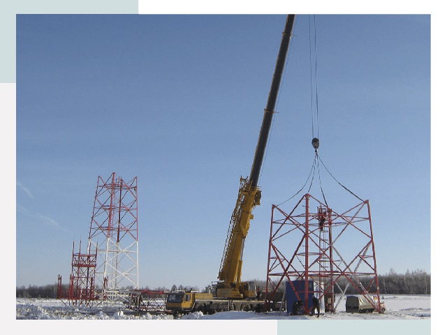 Монтаж вышек связи в Белой Калитве