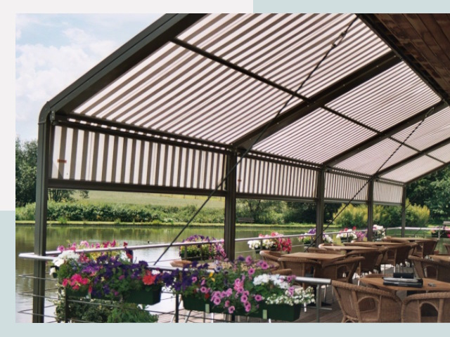 Элегантные навесы для кафе от 622 руб в Белая Калитва