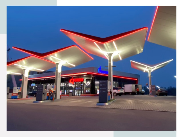Навесы для АЗС в Белой Калитве