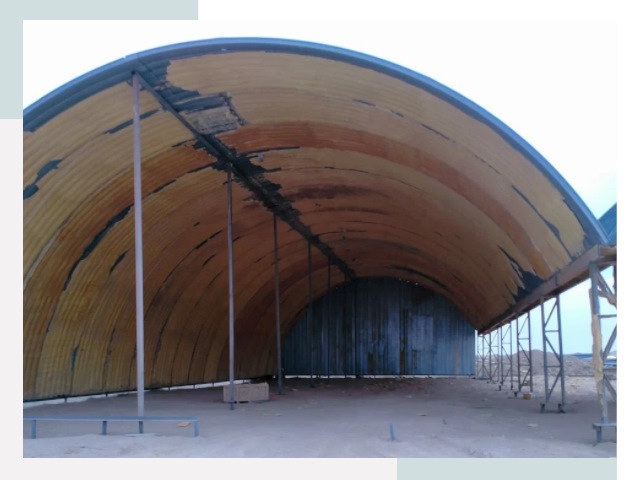 Реконструкция ангаров в Белой Калитве